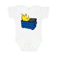 thumbnail image 1 of Inktastic Dumpster Fire Boys or Girls Baby Bodysuit, 1 of 5