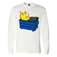 thumbnail image 1 of Inktastic Dumpster Fire Long Sleeve T-Shirt, 1 of 5
