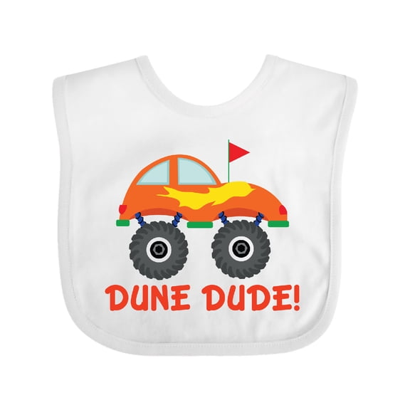 Inktastic Dune Buggy Car Kids Boys Baby Bib