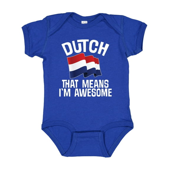 Inktastic Dutch Gift Pride Netherlands Flag Boys or Girls Baby Bodysuit
