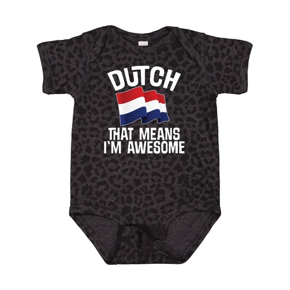 Inktastic Dutch Gift Pride Netherlands Flag Boys or Girls Baby Bodysuit