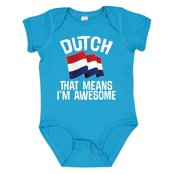 Inktastic Dutch Gift Pride Netherlands Flag Boys or Girls Baby Bodysuit