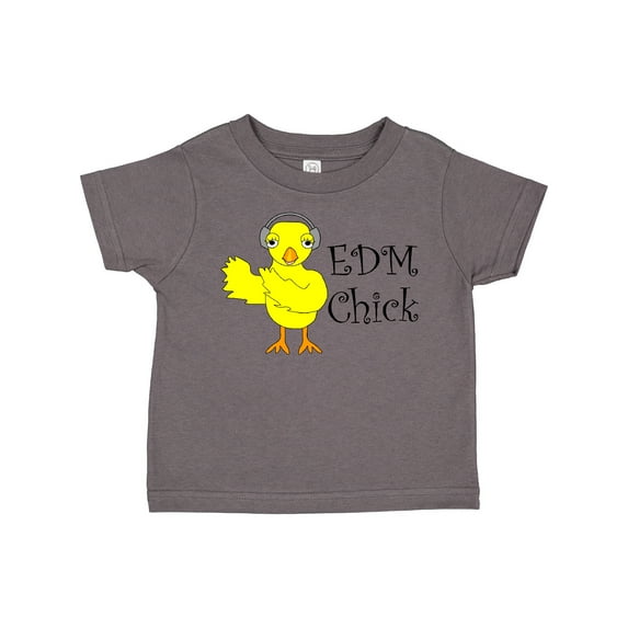 Inktastic EDM Chick Text Girls Toddler T-Shirt
