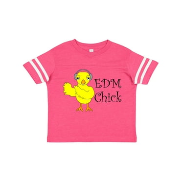 Inktastic EDM Chick Text Girls Toddler T-Shirt