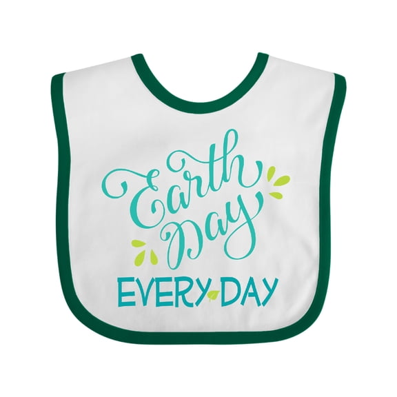 Inktastic Earth Day Every Day Conservation Environment Boys or Girls Baby Bib