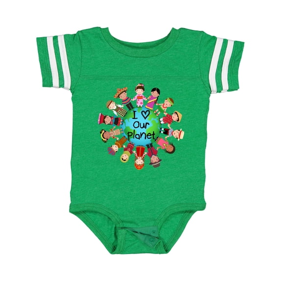 Inktastic Earth Day International Boys or Girls Baby Bodysuit
