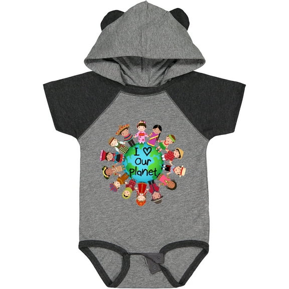 Inktastic Earth Day International Boys or Girls Baby Bodysuit