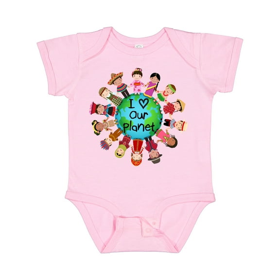 Inktastic Earth Day International Boys or Girls Baby Bodysuit