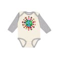 thumbnail image 1 of Inktastic Earth Day International Boys or Girls Long Sleeve Baby Bodysuit, 1 of 5