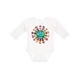 thumbnail image 1 of Inktastic Earth Day International Boys or Girls Long Sleeve Baby Bodysuit, 1 of 5