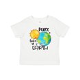 thumbnail image 1 of Inktastic Earth Day Peace Love Earth Boys or Girls Baby T-Shirt, 1 of 5