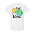 thumbnail image 1 of Inktastic Earth Day Peace Love Earth T-Shirt, 1 of 5