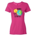 thumbnail image 1 of Inktastic Earth Day Peace Love Earth Women's T-Shirt, 1 of 5