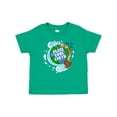 thumbnail image 1 of Inktastic Earth Day Peace Love Earth with Turtle and Waves Boys or Girls Baby T-Shirt, 1 of 5