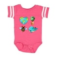thumbnail image 1 of Inktastic Earth Day Plant a Tree Save the Bees Save the Seas Love Your Mother Boys or Girls Baby Bodysuit, 1 of 5