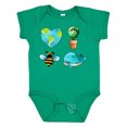 thumbnail image 1 of Inktastic Earth Day Plant a Tree Save the Bees Save the Seas Love Your Mother Boys or Girls Baby Bodysuit, 1 of 5