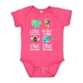 thumbnail image 1 of Inktastic Earth Day Plant a Tree Save the Bees Save the Seas Love Your Mother Earth Boys or Girls Baby Bodysuit, 1 of 5