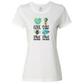 thumbnail image 1 of Inktastic Earth Day Plant a Tree Save the Bees Save the Seas Love Your Mother Earth Women's T-Shirt, 1 of 5