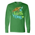 thumbnail image 1 of Inktastic Earth Day Sea Turtle and Hearts Long Sleeve T-Shirt, 1 of 5