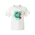 thumbnail image 1 of Inktastic Earth Day Turtle Planet with Waves and Birds Youth T-Shirt, 1 of 5