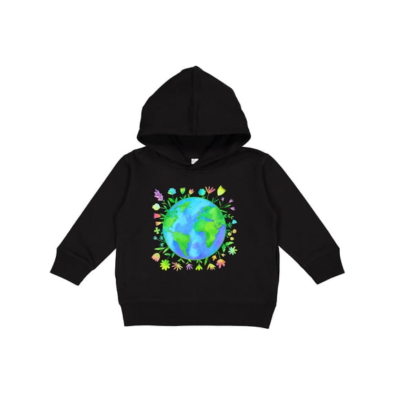 Inktastic Earth Day with Flowers Toddler Hoodie