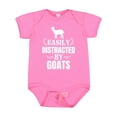 thumbnail image 1 of Inktastic Easily Distracted by Goats Boys or Girls Baby Bodysuit, 1 of 5