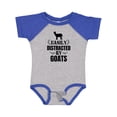 thumbnail image 1 of Inktastic Easily Distracted by Goats Boys or Girls Baby Bodysuit, 1 of 5