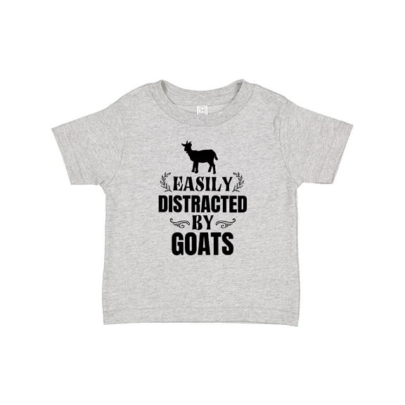 Inktastic Easily Distracted by Goats Boys or Girls Baby T-Shirt