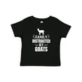 thumbnail image 1 of Inktastic Easily Distracted by Goats Boys or Girls Baby T-Shirt, 1 of 5