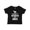 thumbnail image 1 of Inktastic Easily Distracted by Goats Boys or Girls Toddler T-Shirt, 1 of 5