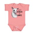 thumbnail image 1 of Inktastic Easily Distracted by Goats Cute Goat Boys or Girls Baby Bodysuit, 1 of 5