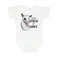 thumbnail image 1 of Inktastic Easily Distracted by Goats Cute Goat Boys or Girls Baby Bodysuit, 1 of 5