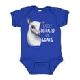 thumbnail image 1 of Inktastic Easily Distracted by Goats Cute Goat Boys or Girls Baby Bodysuit, 1 of 5