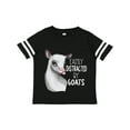 thumbnail image 1 of Inktastic Easily Distracted by Goats Cute Goat Boys or Girls Toddler T-Shirt, 1 of 5