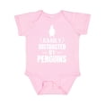 thumbnail image 1 of Inktastic Easily Distracted by Penguins Boys or Girls Baby Bodysuit, 1 of 5