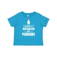 thumbnail image 1 of Inktastic Easily Distracted by Penguins Boys or Girls Baby T-Shirt, 1 of 5