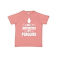 thumbnail image 1 of Inktastic Easily Distracted by Penguins Boys or Girls Toddler T-Shirt, 1 of 5