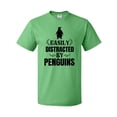 thumbnail image 1 of Inktastic Easily Distracted by Penguins T-Shirt, 1 of 5