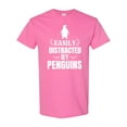 thumbnail image 1 of Inktastic Easily Distracted by Penguins T-Shirt, 1 of 5