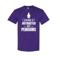 thumbnail image 1 of Inktastic Easily Distracted by Penguins T-Shirt, 1 of 5