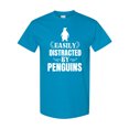thumbnail image 1 of Inktastic Easily Distracted by Penguins T-Shirt, 1 of 5