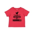 thumbnail image 1 of Inktastic Easily Distracted by Squirrels Boys or Girls Baby T-Shirt, 1 of 5
