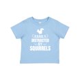 thumbnail image 1 of Inktastic Easily Distracted by Squirrels Boys or Girls Baby T-Shirt, 1 of 5