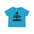 thumbnail image 1 of Inktastic Easily Distracted by Squirrels Boys or Girls Baby T-Shirt, 1 of 5