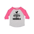 thumbnail image 1 of Inktastic Easily Distracted by Squirrels Boys or Girls Toddler T-Shirt, 1 of 5