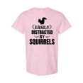 thumbnail image 1 of Inktastic Easily Distracted by Squirrels T-Shirt, 1 of 5