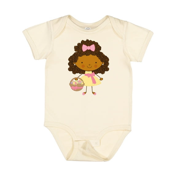 Inktastic Easter African American Girl Girls Baby Bodysuit