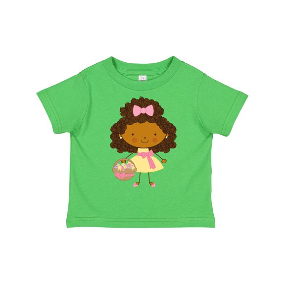 Inktastic Easter African American Girl Girls Toddler T-Shirt