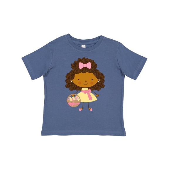 Inktastic Easter African American Girl Girls Toddler T-Shirt