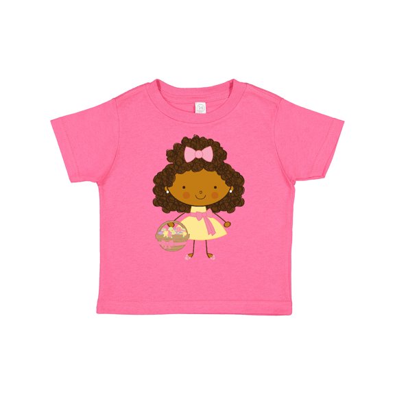 Inktastic Easter African American Girl Girls Toddler T-Shirt